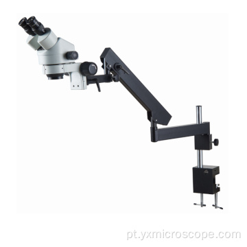 Microscópio estéreo binocular de clipe de mesa